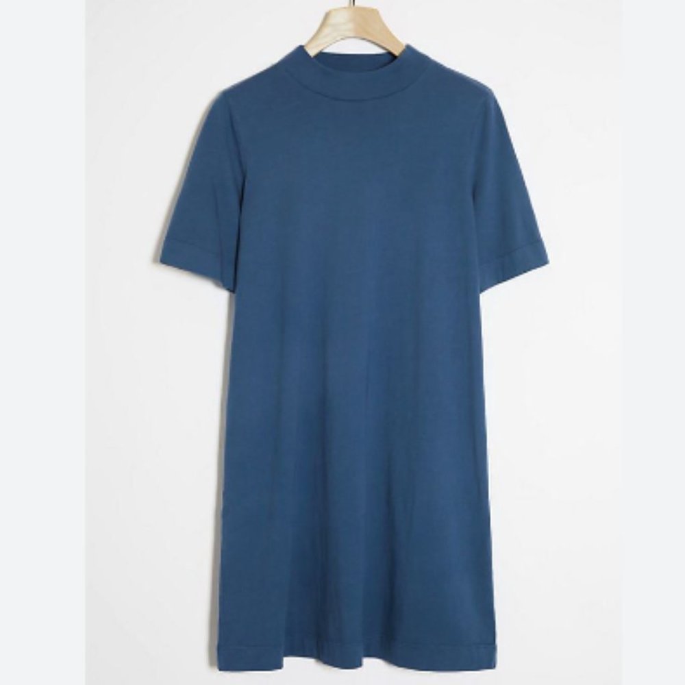 T.la Heidi Mock Neck Tee Dress